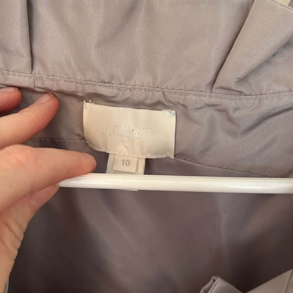 J. Crew Silk Taffeta Gray Special Occasion & Party Dress, Size 10 - Picture 3 of 3